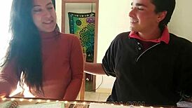 Teacher boldly fucks bent over latina student's big ass