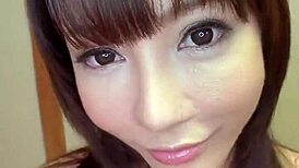 asian girl masturbates big pussy in vertical video