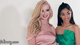 Girlsway 18yo prom queens Lexi Lore and Harmony Wonder finger so good! 😍