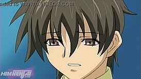 Follo a la enfermera hentai en el trabajo y le encanta