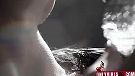 Kenzie and Gal's taboo blowjob scene