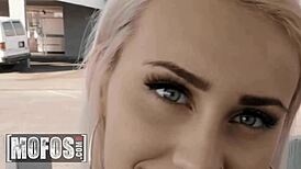 Indica Monroe climbs into Scott Nails' car and sucks his dick in pov 😏