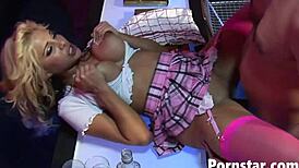 i saw carmel moore gettin' pissed on