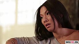 Xander Corvus Dives Between Asa Akira's Legs in Takers Scene 3!