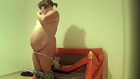 divorced chubby gal bangs her roommate while husband’s at work