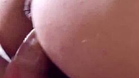 yo babe, check penelope cross riding hard in her first dorcel scene with cum in mouth