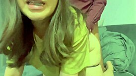 I fucked this cute asian girl with braces, she moaned like crazy!