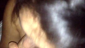 Latina sucking dick with passion in amateur setting.