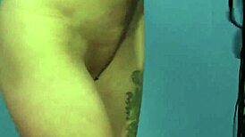 Horny Peach gets a cumshot on her face and swallows all the ejaculate