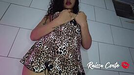 Transparent Anal Plug In Oiled Ass