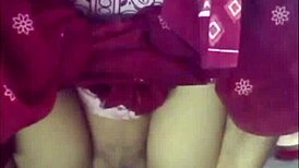 Bhabi couldn’t hold it and peed right in front of brother-in-law in the toilet. It was urgent!