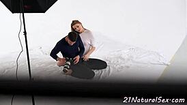 Euro Model Banged Hard After Photo Session