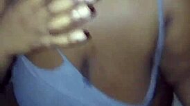 What's wetter: head or pussy on ebony babe?