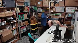 Teen Redhead and Blonde Suspects with Big Tits Get Boldly Interrogated by Old Police Officer