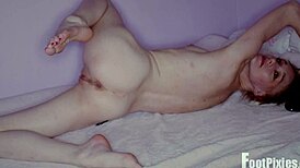 Look at Sylvia's Nude Legs and Feet, He Said