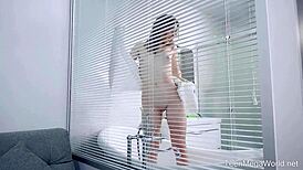 Beauty-Angels - Milana Taylor Rubs Pussy in Hot Bath!