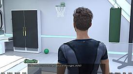 so, stranded in space 56, this cute teen takes control. one step, big femdom moves!