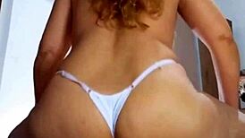 Mirella Delicia's BBW Anal Twerk and Dildo Play Compilation