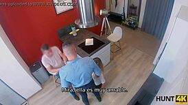 European Teen Shows Off Sexual Skills in Lingerie