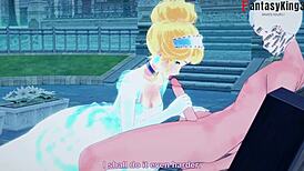 Cinderella GIVES ME a BLOWJOB before she GOES to see the prince