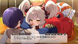 this anime hentai features melody's phoenix girl atel in part 1