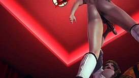 Intense Hentai Threesome Creampie