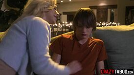 Blonde milf boosts confidence hard!