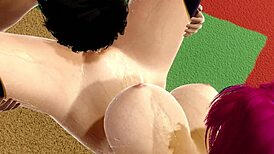 Xayah Cheating on Rakan with Luscious Cum Action