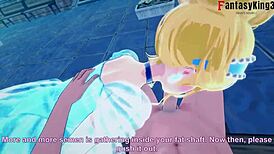 Cinderella GIVES ME a BLOWJOB before she GOES to see the prince