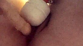 Blindfolded mature wife in amateur scene