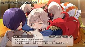 this anime hentai features melody's phoenix girl atel in part 1