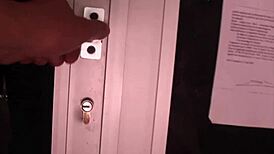 In the sexy shop, a horny bitch gets fucked hard and receives a cumshot