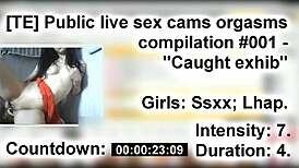 ever caught public live sex cams with teen orgasms in wild exhibitions?
