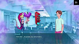 anime milf deepthroat in bath