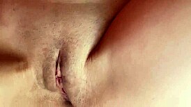 in this pov scene, the pretty shaved pussy girl moans as she's licked and eaten to orgasm. cute and tight.