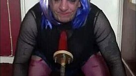 Shy Sissy Crossdresses For Anal Insertion And Humiliation.