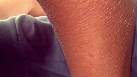 Slut playing with her clit.