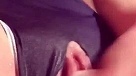 Slutty Girl Squirts Shaved Pussy Masturbation 😈