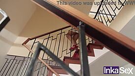 Milf can't stop thinking and fucks young stud with husband watching 😏