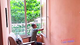 wow, a patroa begged for a deep clean and got slammed by perseu dotado!