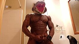 Big black cock worship with Hallelujah Johnson in jungle heat! 🌿