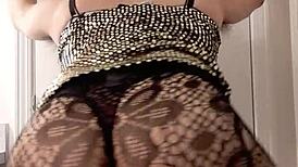 hot crossdresser in that sexy gold tight dress, wanna see?