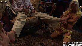 Only3x just anal presents blonde sluts Adrianna Nicole and Brandi Edwards in action