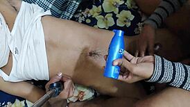 Ebony teen rides big black cock