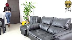 Resentful Step-Sister Teases And Fucks Her Brother-In-Law Bareback