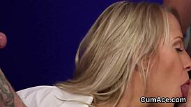 Kinky Doll Receives Facial and Eats the Load