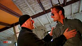 ginger hell's wild threesome with ian scott and leo galvez.