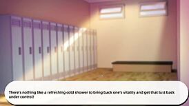 succubus gives blowjob at lewd gym on first day