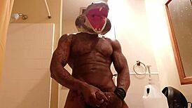 Big black cock worship with Hallelujah Johnson in jungle heat! 🌿