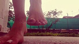 Bare Feet Fetish Display